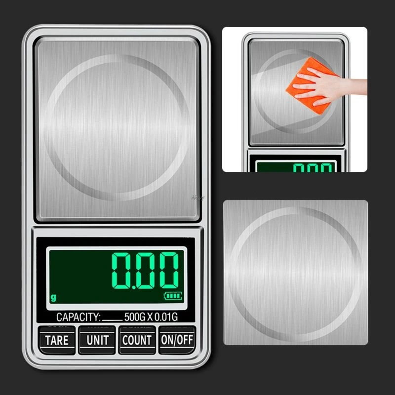 USB зарядка цифровые карманные весы 500 г/0 01 г электронные портативные ювелирные