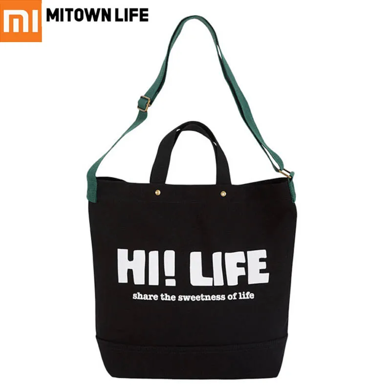 Xiaomi Mijia MITOWN LIFE Холщовая Сумка через плечо Унисекс Складные сумки кошельки Повседневная Многоцелевая сумка для мужчин и женщин
