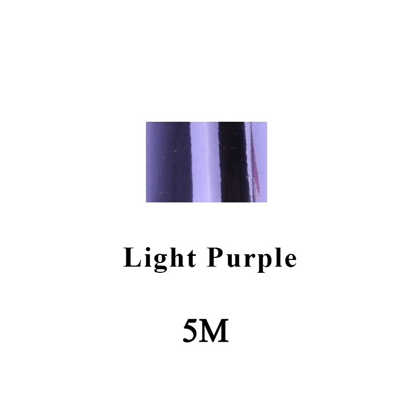 Light Purple 5 метров/за штуку Металлические Цвет ногтей наклейки-лак для ногтей Обертывания Блестящий Звездное небо Бумага украшение для маникюра «сделай сам» - Цвет: Light Purple