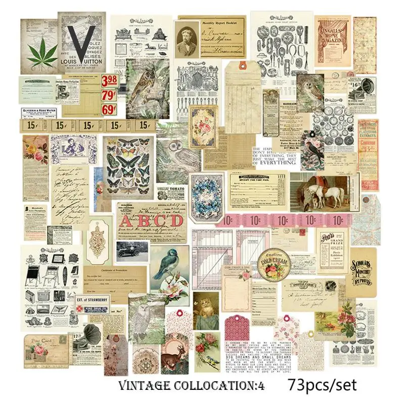 73 шт. бумажные стикеры для скрапбукинга|Наклейки| |