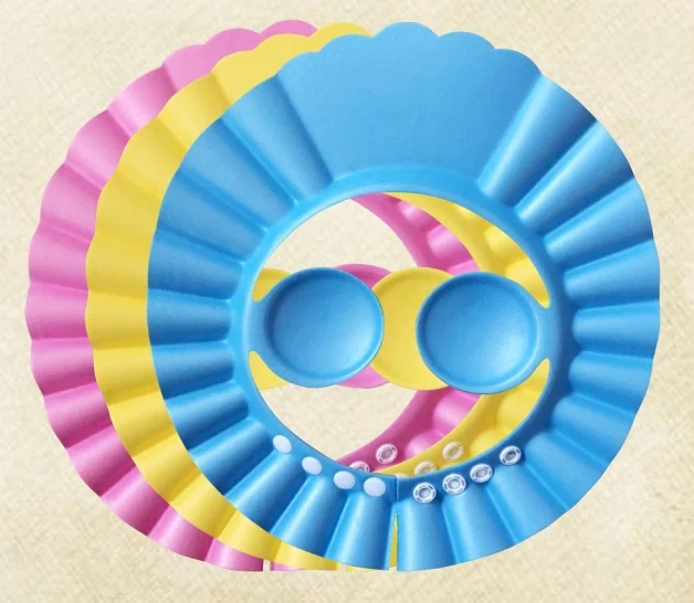 Детский козырек для купания, шапка, безопасная детская шапочка для душа, регулируемая детская шапочка для душа, защита глаз, защита для мытья волос, защита для детей, водонепроницаемый колпачок