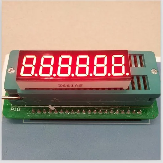 

Common cathode/Common anode 0.36 inch digital tube 6 bits digital tube led display 0.36inches Red digital tube Red