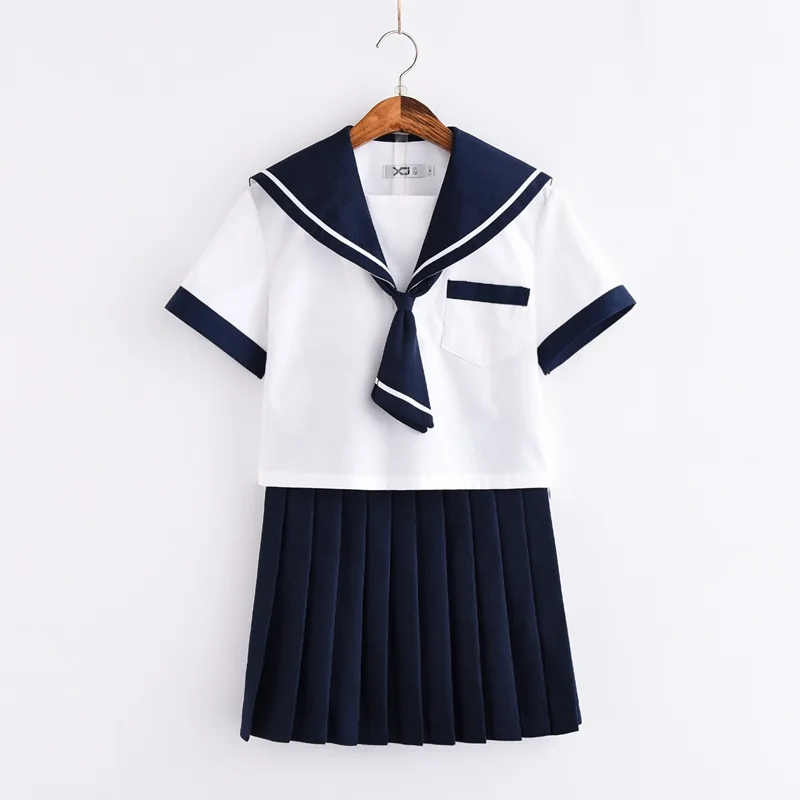 Новое поступление японские комплекты JK школьная форма для девушек вышитая