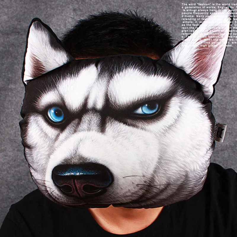 Чехлы на подголовник автомобильного сиденья с 3D-принтом животных активированным