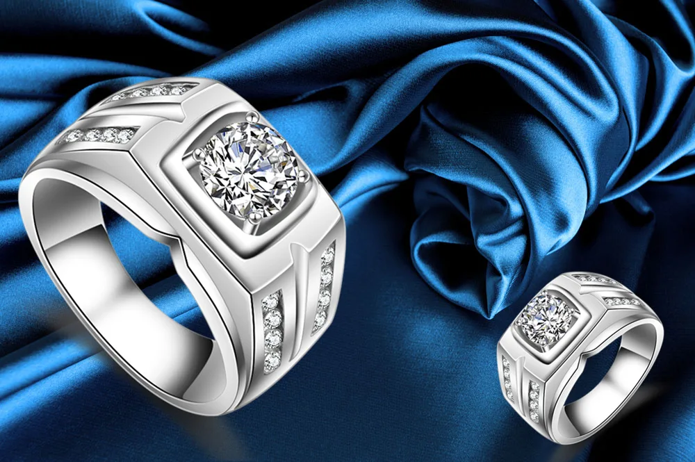 Подлинное высокое качество boss Puls карат Моделирование Moissanite обручальное кольцо