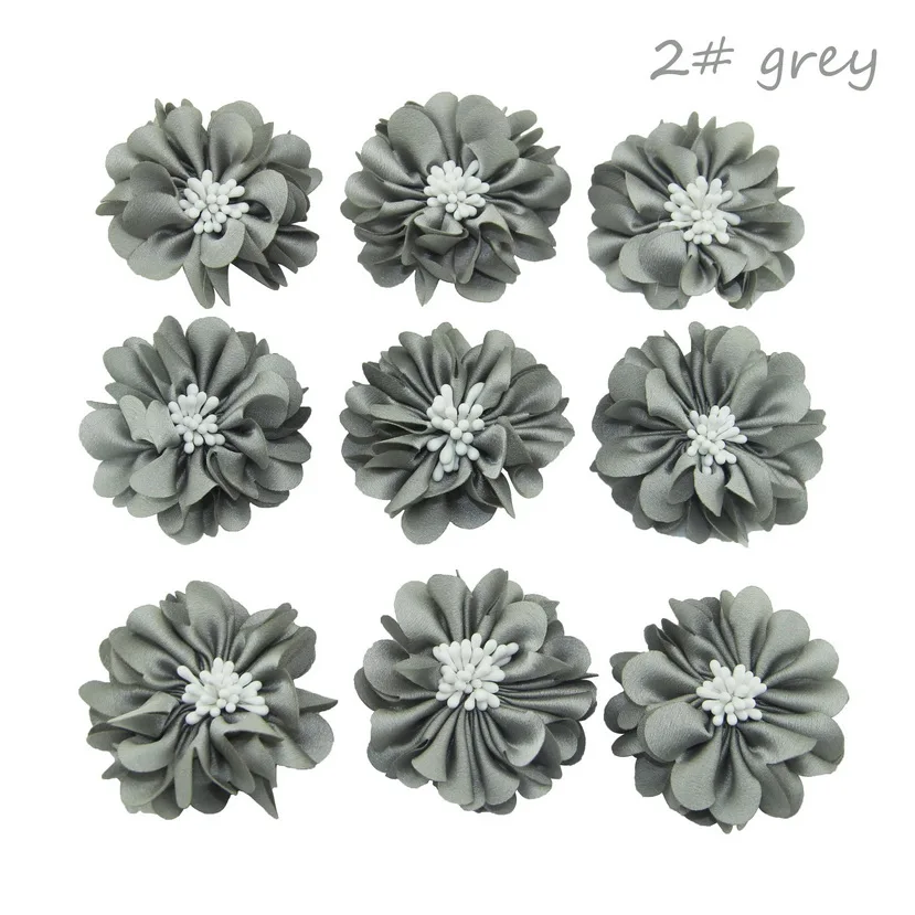 2 grey 12 шт./пакет 5 см Искусственный цветок женская головная повязка DIY Поставки невесты украшение в виде свадебного букета бытовой Жемчужный Цветок - Цвет: 2 grey