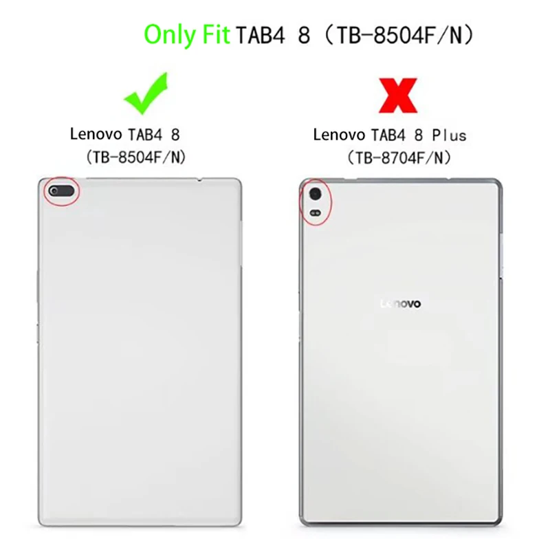 MingShore чехол для планшета Lenovo Tab 4 8 ''планшет TB 8504F N X Бампер Мягкий