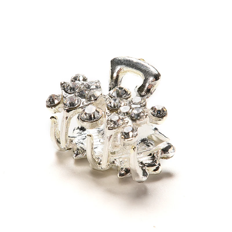 Головной убор с бабочкой кристаллами цветами мини зажим коготь модная заколка