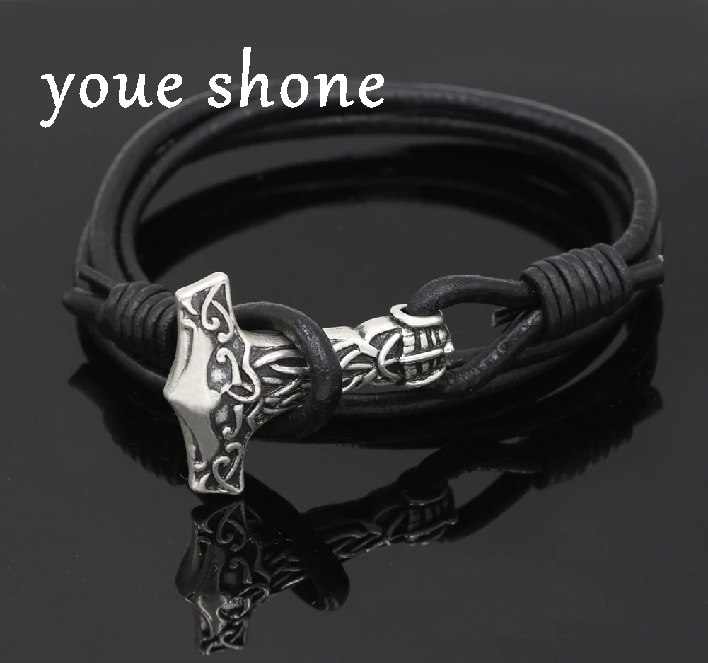 Мужской элегантный браслет Thor Celtic Irish Knot Hammer|hammer bracelet|bracelet braceletelegant bracelet |