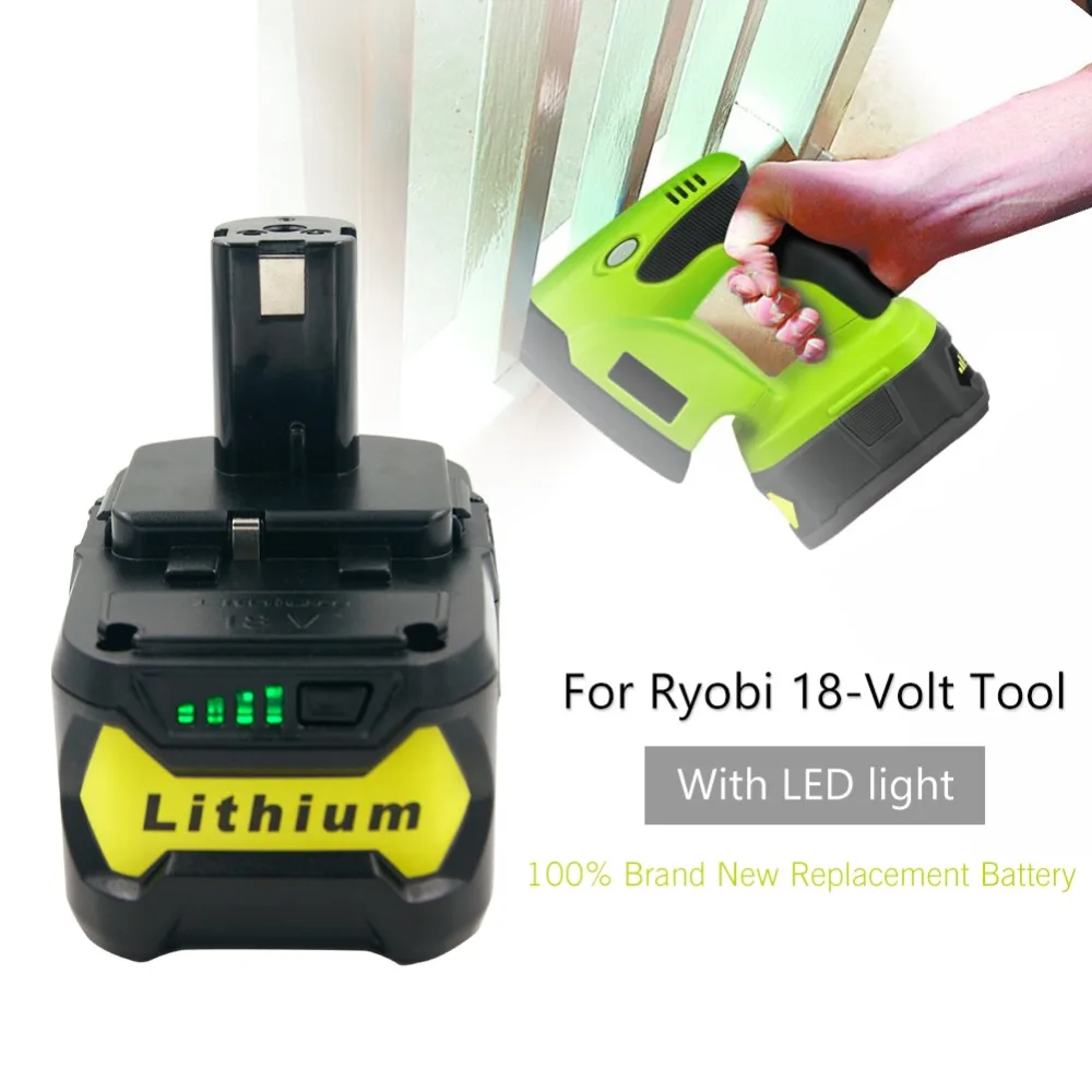 Литий ионный аккумулятор для Ryobi ONE + RB18L50 P108 4000 мАч Ач 2 шт.|battery for ryobi|battery forbattery tools |