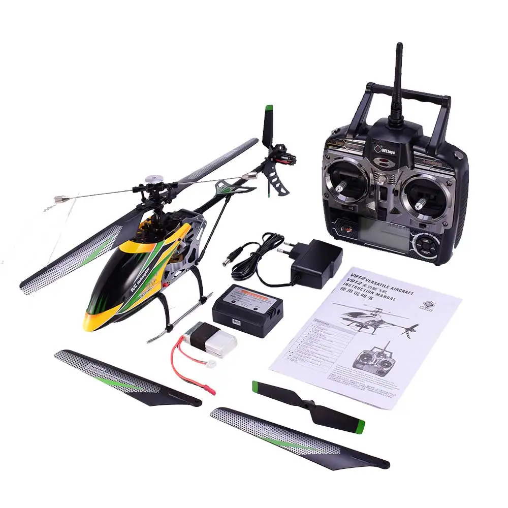 WLtoys V912 небо танцовщица самолета 4ch бесколлекторный р/у вертолет с гироскопом