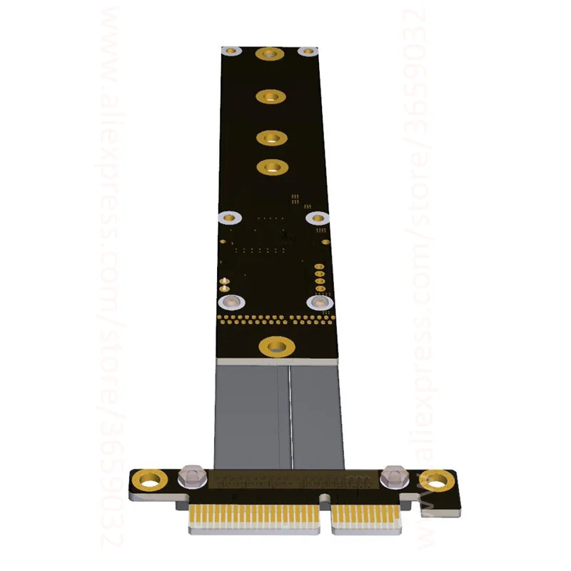 Кабель расширения PCIe 4x M2 M.2 NVMe SSD для переходных карт x4 поддержка PCI E 3 0x4 полная