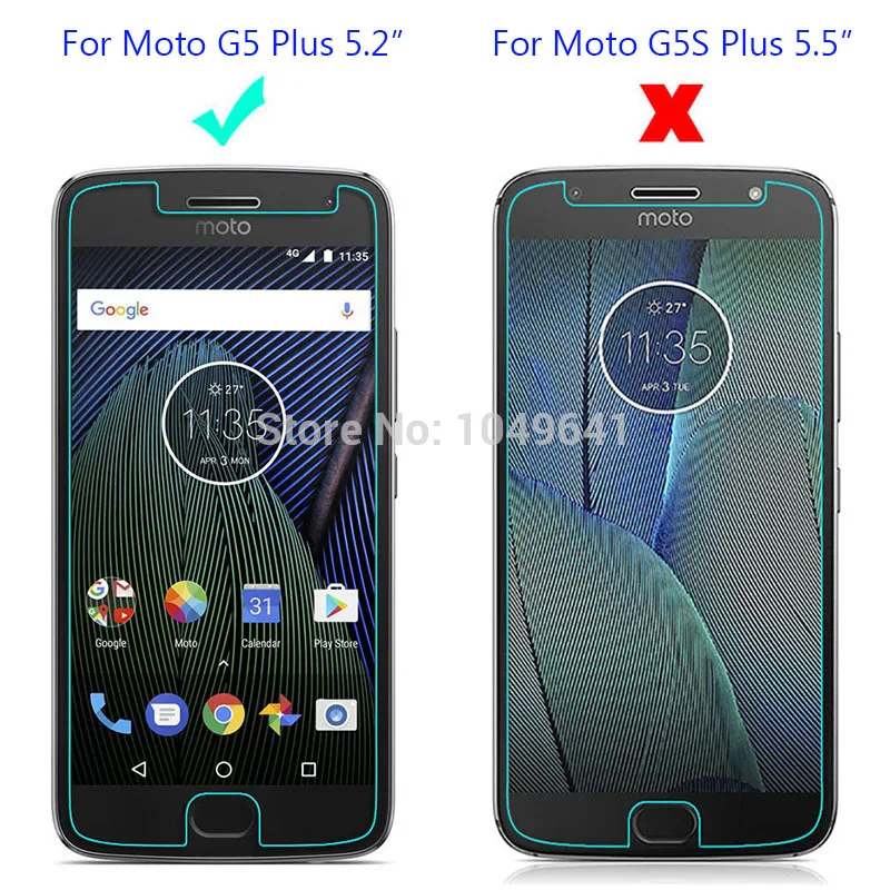 Закаленное стекло для Motorola Moto G5 5 дюймовый защитный экран Plus 2 дюймов