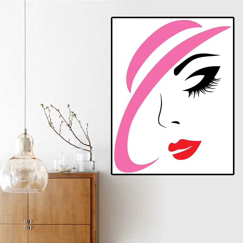 Самодельная настенная декоративная картина сексуальная девушка минимализм