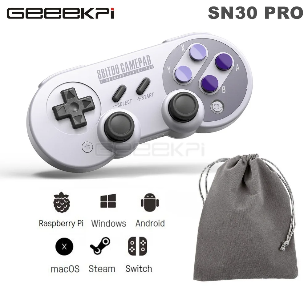 8 BitDo SN30 Pro/F30 Pro Беспроводной Bluetooth геймпад игровой контроллер для Raspberry Windows Mac OS