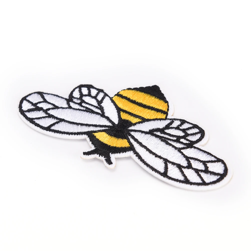 1 шт. патчи с пчелами вышитая термоклейкая нашивка для одежды наклейка сумки брюк
