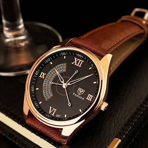 YAZOLE оригинальные Стильные наручные часы мужские лучший бренд роскошные