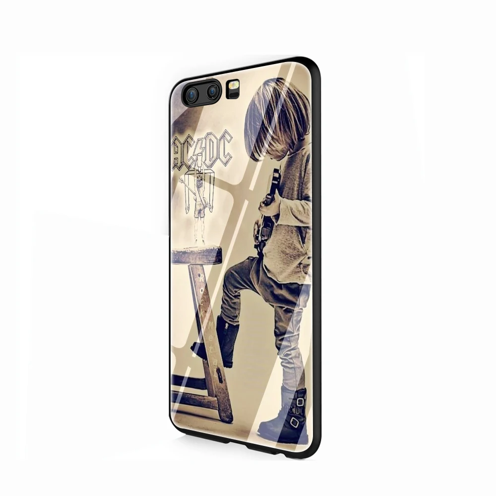 G7 Ac dc acdc закаленное стекло чехол для телефона huawei Y6 Y9 Honor 8X 7A 9 10 P10 P20 P30 mate 20 Lite Pro - Цвет: G7