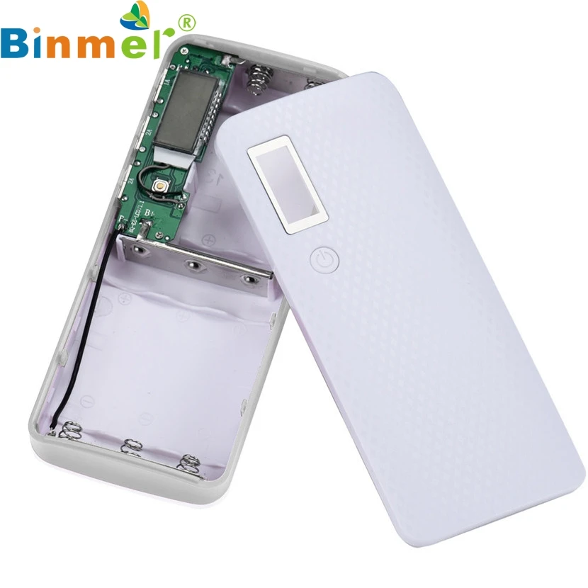 Binmer 3 Порты usb 5V 2A 5x18650 Мощность банк Батарея коробка Зарядное устройство для iPhone