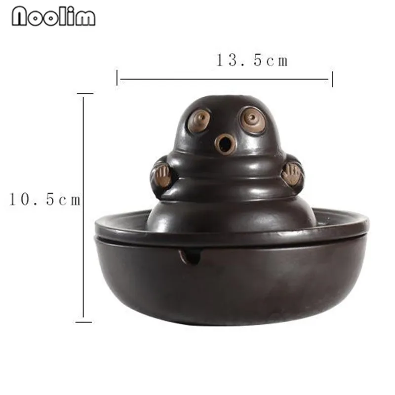 Керамическая Kong Fu кукольная курительная горелка для благовоний креативная