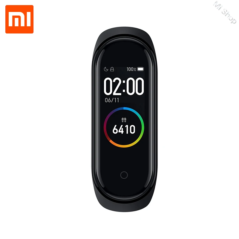 Оригинальный Смарт-браслет Xiaomi Mi Band 4 Bluetooth 5 0 фитнес-браслет AMOLED цветной