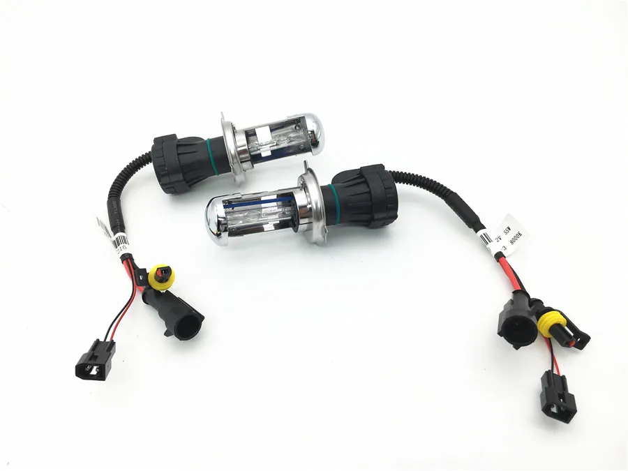 H4 55 Вт HID ксеноновая лампа замена H4-3 Hi/Lo H4 биксеноновый луч светильник головной светильник лампы 4300K 5000K 6000K 8000K