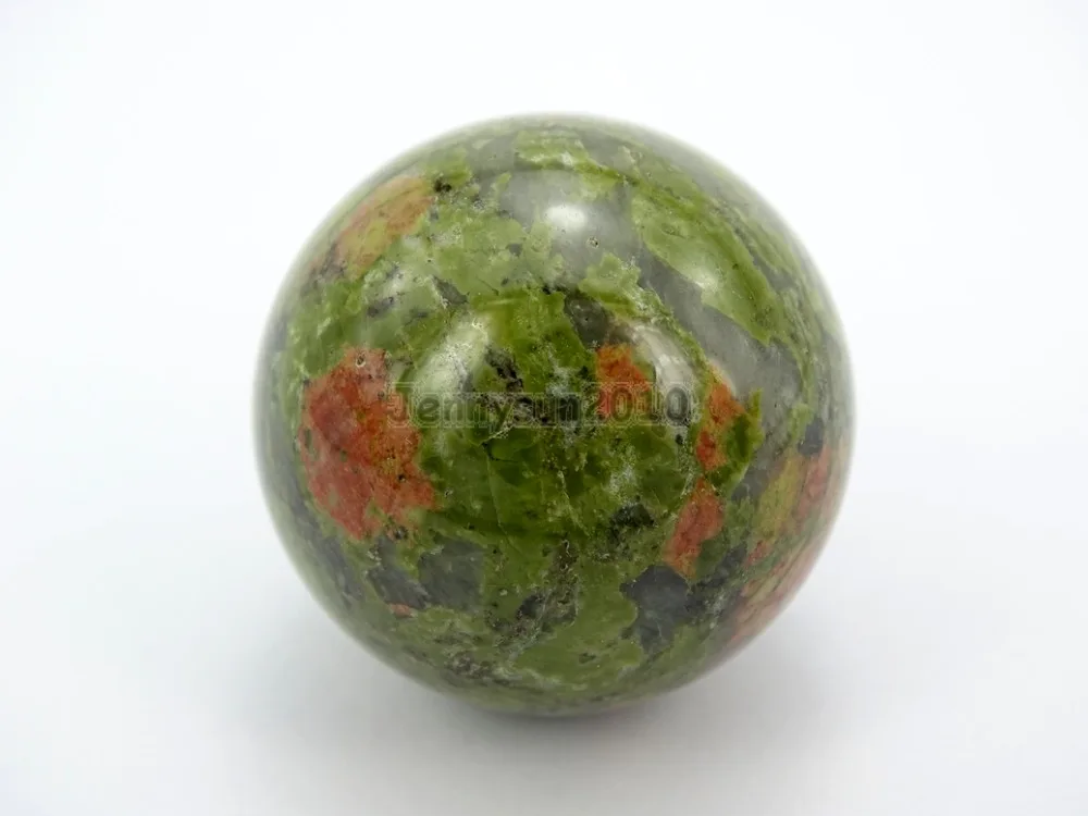Натуральный коллекционный Unakite драгоценные камни камень круглый шар Декор
