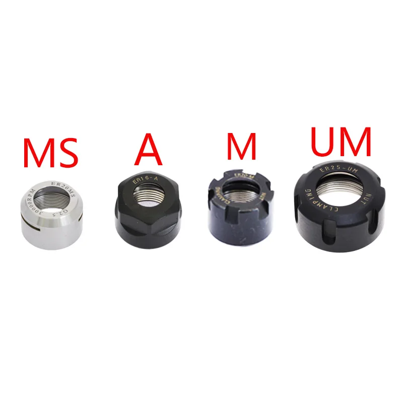 ER8 ER11 ER16 ER ER25 ER32 ER40 A M/MS стандартная Цанговая гайка для зажима cnc фрезерные