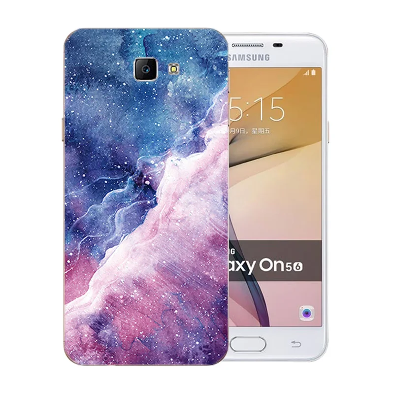 5 дюймов для Samsung J5 цветной основной Мягкий ТПУ чехол Galaxy SM-G570F Прозрачный матовый