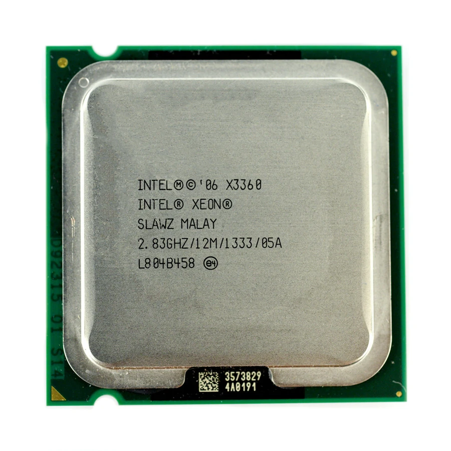 Процессор Intel Xeon X3360 SLAWZ SLB8X 2 83 ГГц/12 МБ кэш/четырехъядерный/TDP:95 Вт LGA 775 серверный