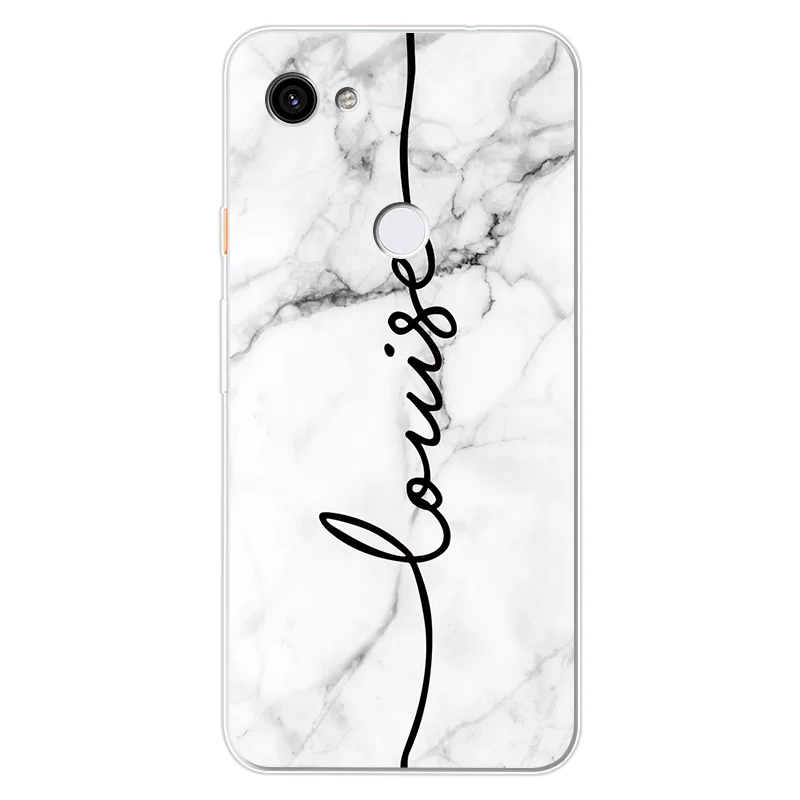 stblove Мраморный цветочный чехол для телефона Google Pixel XL 3 3a XL мягкий прозрачный силиконовый чехол с принтом для Google Pixel 2 XL Coque - Цвет: stblove