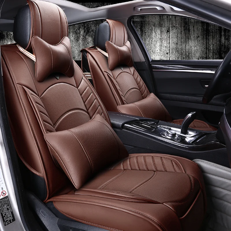 Новый 3D сиденья спортивный стиль Старший кожа автомобиль Pad Подушки для всех