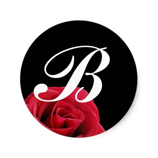 3 8 см красная роза на черной начальной наклейке|rose cream|rose wall stickerstickers electric |