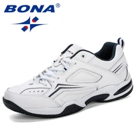 bona tenis masculino men professional tennis shoes breathable sport shoes anti slippery sneakers fitness athletic trainers comfy