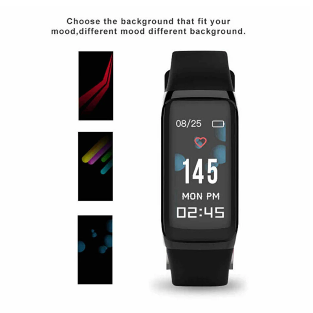 BY22S Smart Band непрерывной сердечного ритма крови Давление монитор Фитнес браслет