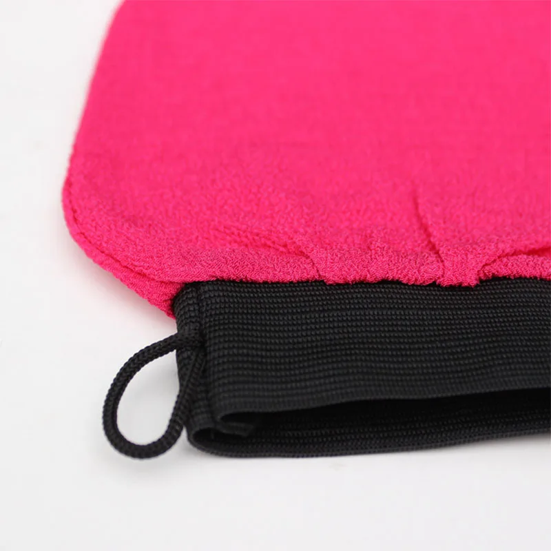 Двусторонняя перчатка для душа отшелушивающая случайного цвета скраб чистки