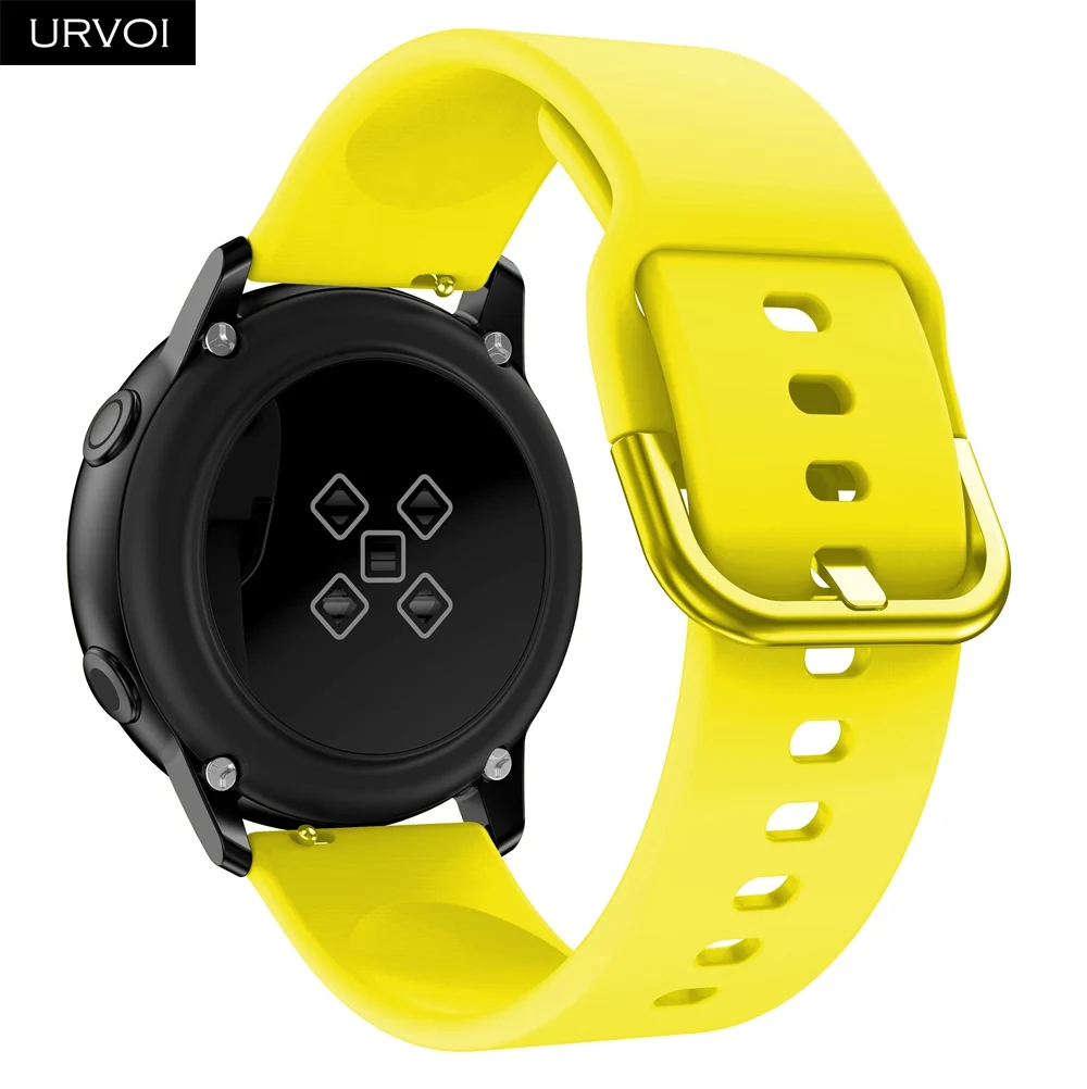 URVOI ремешок для Galaxy Watch Active 42 мм спортивный силиконовый ремешок Официальный Дизайн быстроразъемные контакты мягкая удобная замена