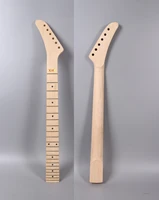 maple guitar neck 22 fret 25 5 inch locking nut banana style unfinished electric guitar replacement left hand