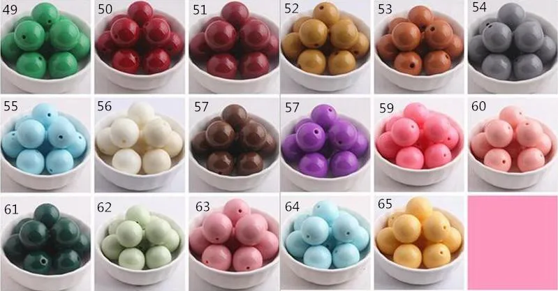 Kwoi Vita, новинка, розовый цвет, не сужающийся книзу 20 мм, 100 шт, Акриловые Твердые бусины из гумбола, большая бусина для маленькой девочки