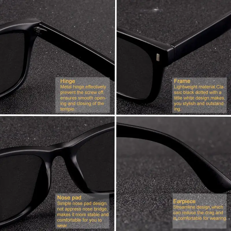 SPLOV Fashion Polarized Sunglasses Vintage Square Men Women Driving Sun Glasses Classic Eyewear Gafas De Sol UV400 | Аксессуары для
