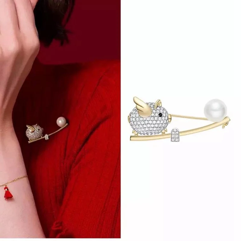 Женская Брошь из серебра 925 пробы с жемчугом|snowflake brooch|pin jewelrybrooch pins |