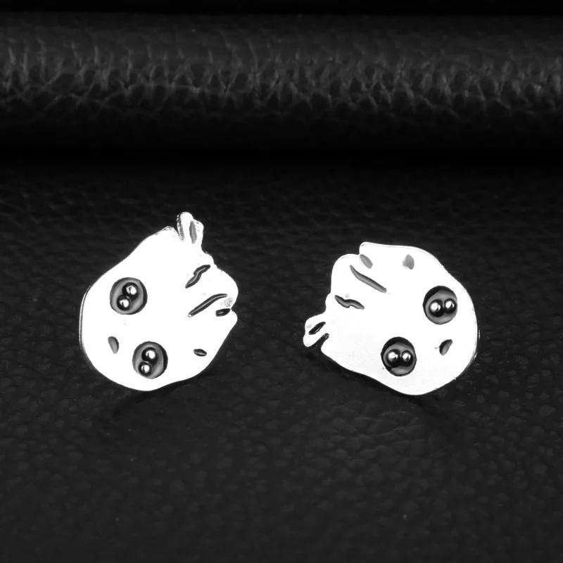 Милые серьги-гвоздики из фильма для женщин и девушек модные аксессуары в подарок