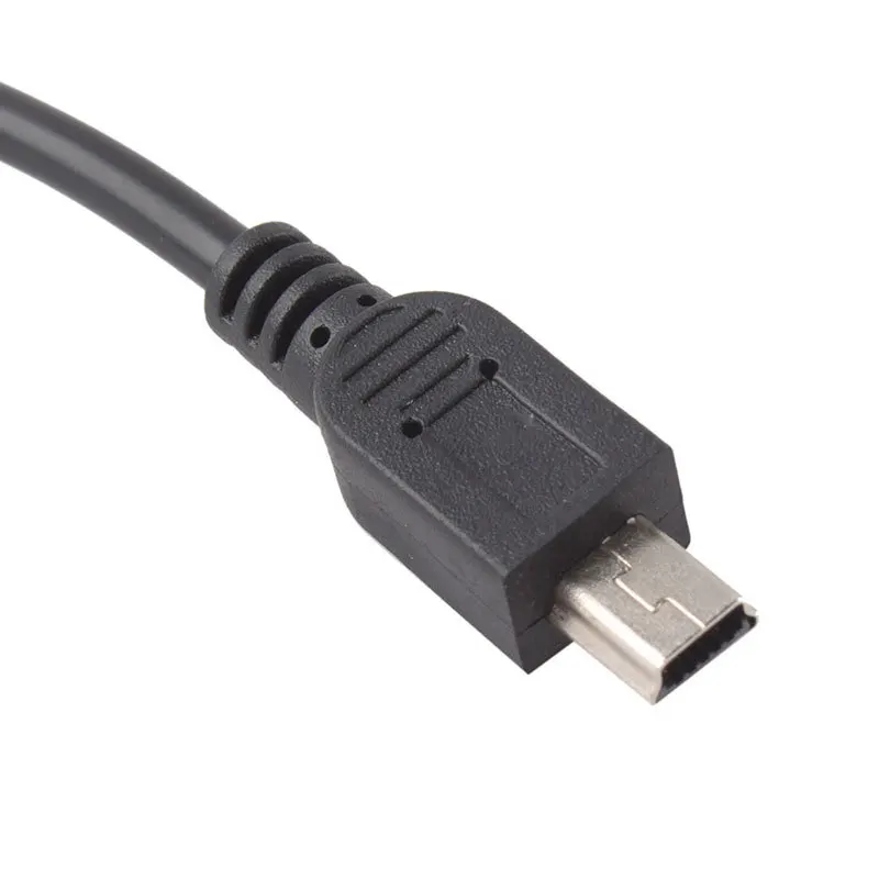 Мини USB B папа к 2 0 Женский адаптер хоста OTG удлинитель Черный 14 см #54012|usb cable uk|cable usb