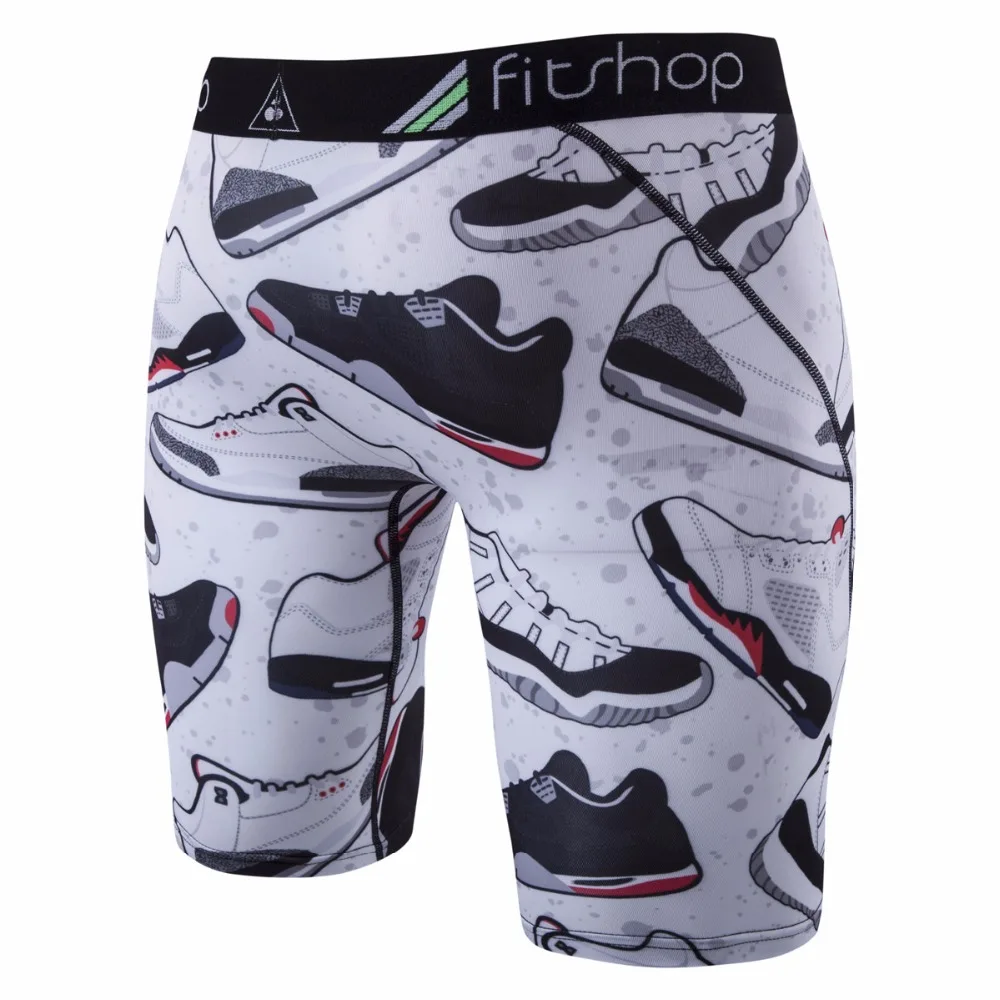 LANBAOSI Обувь Printed Compression Шорты для женщин плотно мужские Баскетбол Бег Краткости