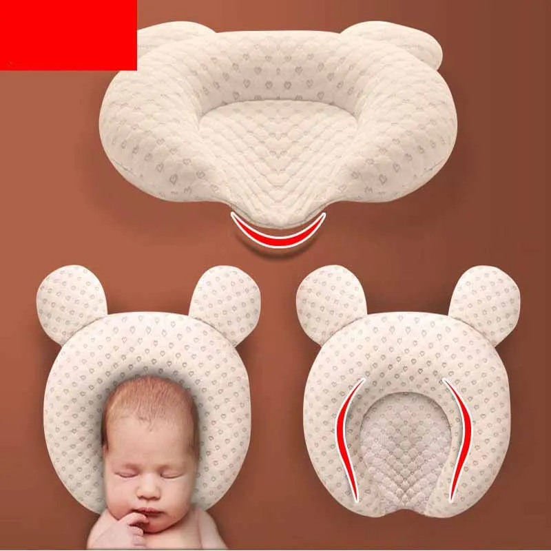 От 0 до 1 года новорожденных подушка для младенцев из латекса для ChildrenPillow головы подушка с поддержкой шеи подушки для сна защиты головы