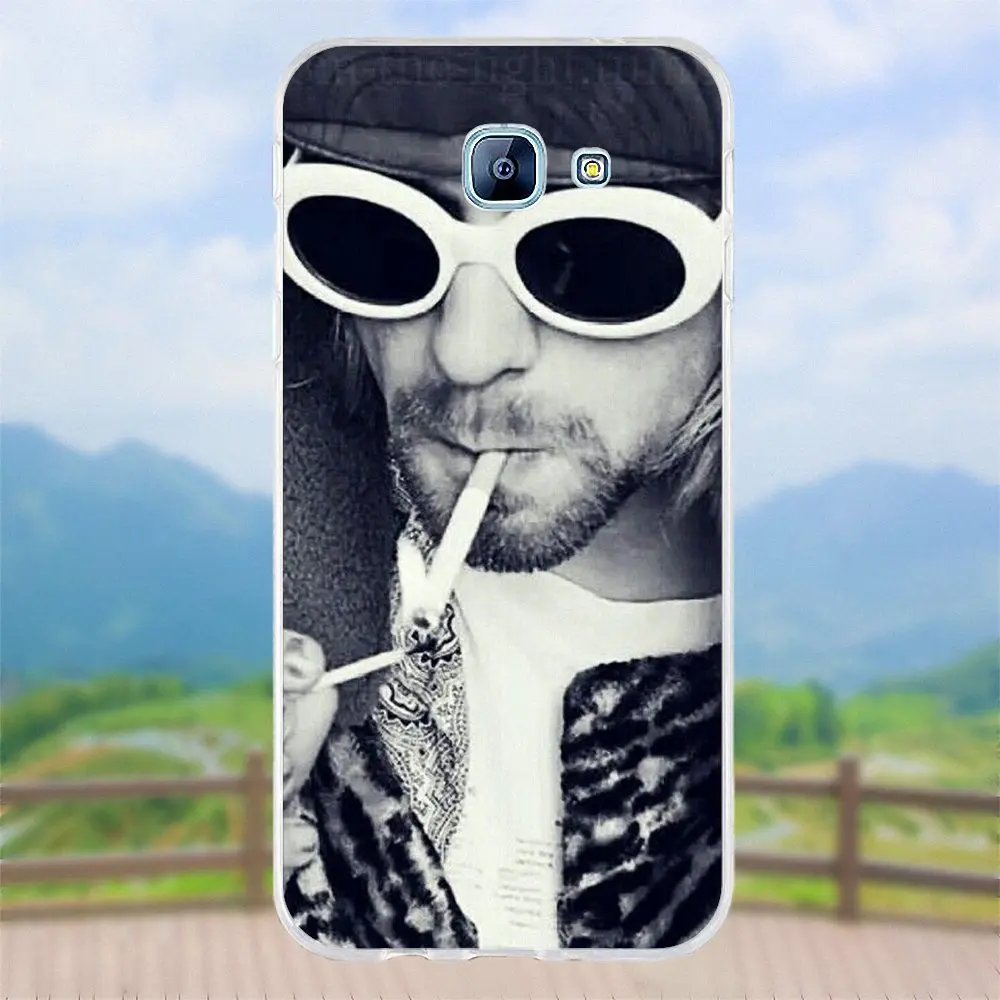 Vvcqod для samsung Galaxy A3 A5 A7 J1 J2 J3 J5 J7 2015 2016 2017 ТПУ чехлы накладки Nirvana Kurt Cobain фотосъемки в