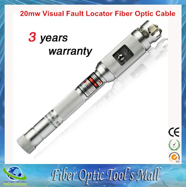 20 мВт Визуальный дефектоскоп Волоконно оптический кабель тестер км источник