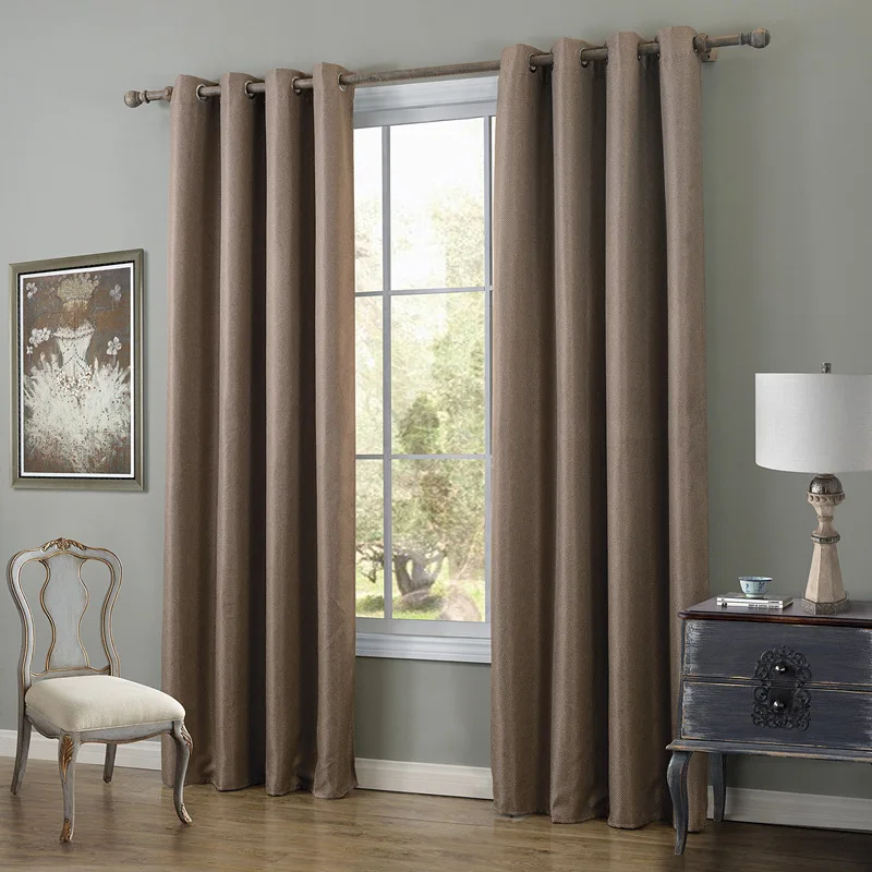 Современные Плотные Шторы для спальни solid linen плотные шторы для гостиной Готовые гардины для жалюзи