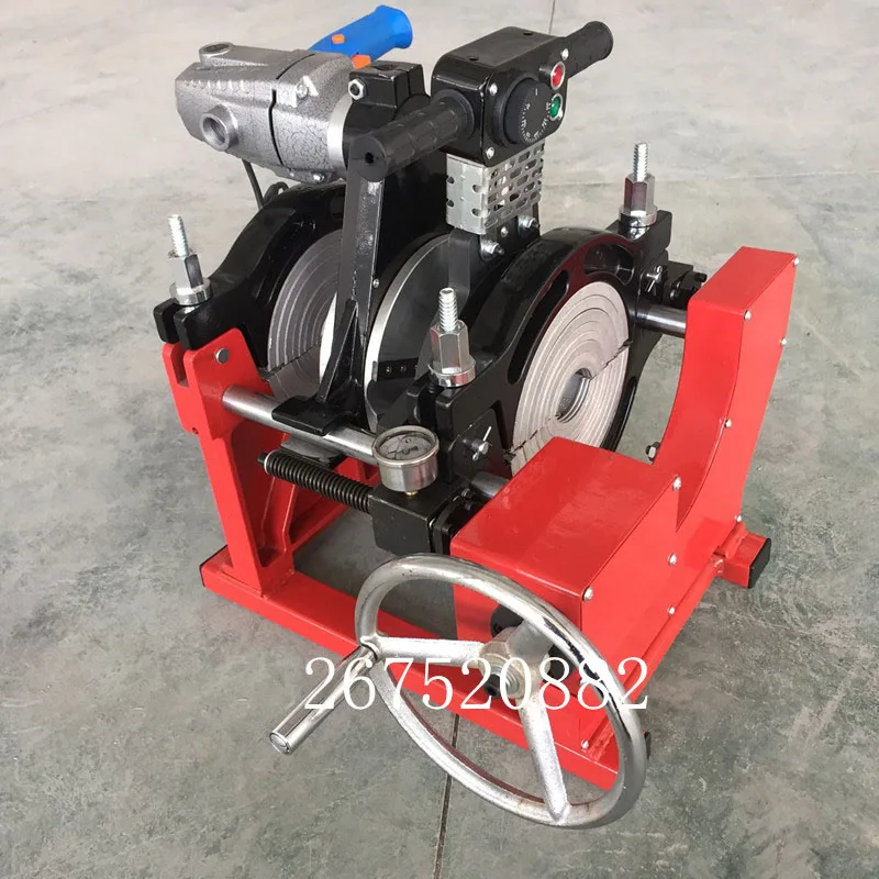 Гарантия на 3 года 220 В сварочный аппарат для сварки труб 63-160 мм PE PPR PB PVDF HDPE стыковый сварочный аппарат трубопровод горячего расплава двигателя