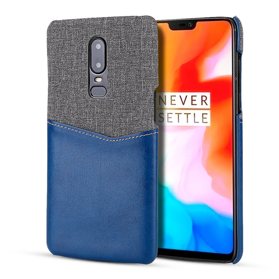 Модный кожаный чехол для телефона one plus 6 с карманом карт задняя крышка T ONE Plus Coque